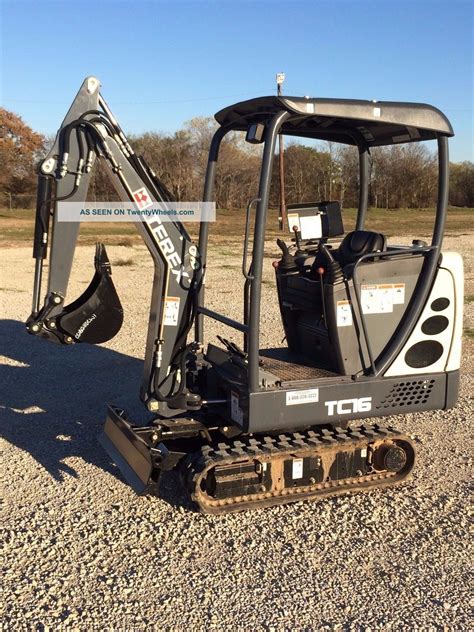 2015 terex tc16 mini excavator|ritchie specs terex mini.